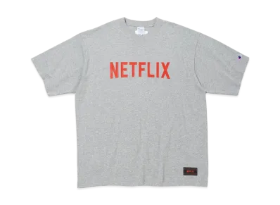 Netflix x V.A. x Champion S/S Tee 014 "Grey"