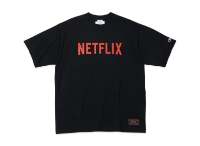 Netflix x V.A. x Champion S/S Tee 014 "Black"