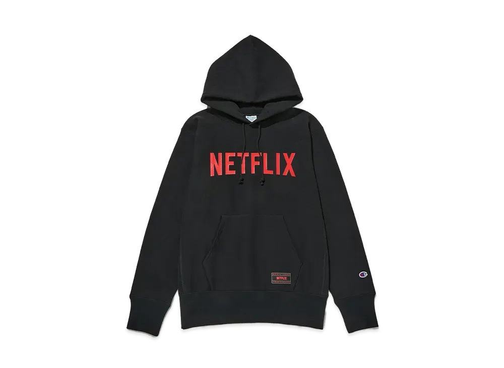 Netflix x V.A. x Champion Sweat Hoodie 014 "Black"