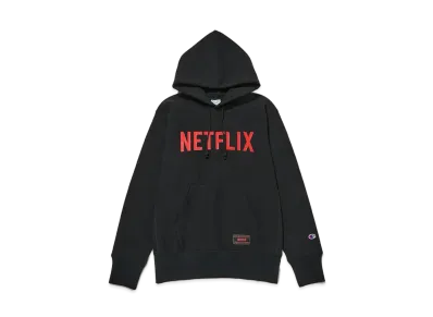 Netflix x V.A. x Champion Sweat Hoodie 014 "Black"