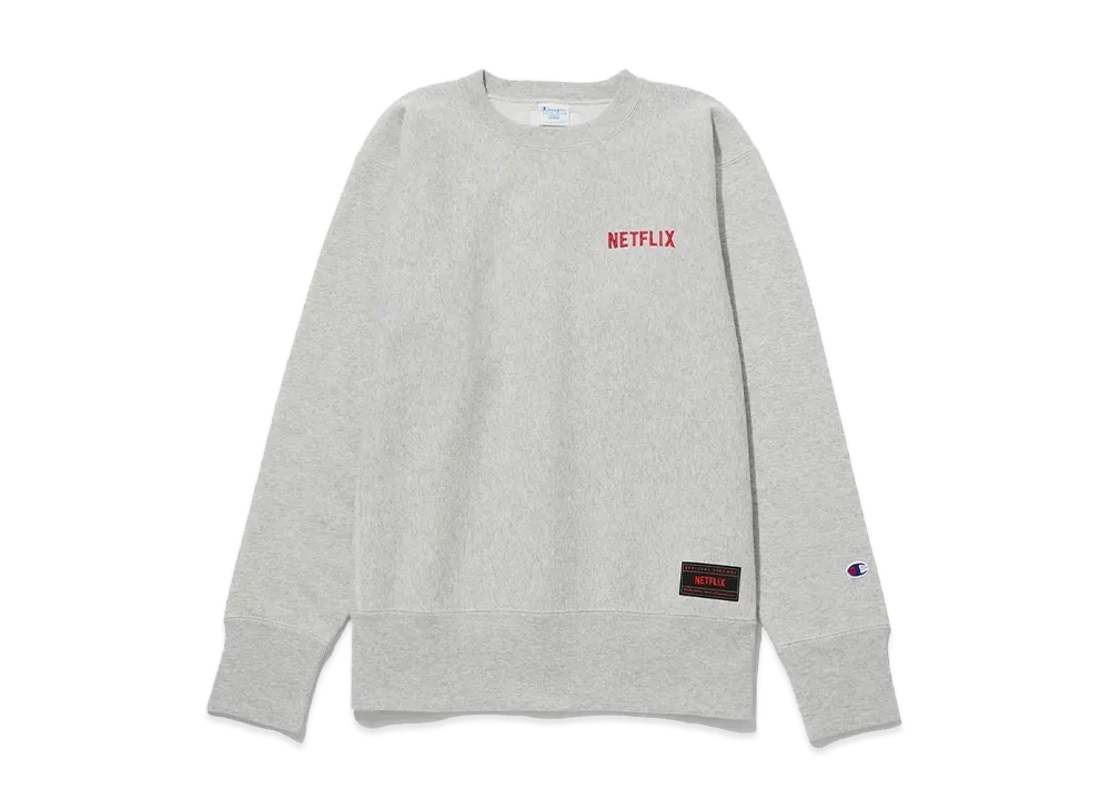 Netflix x V.A. x Champion Crewneck Sweat 014 "Grey"