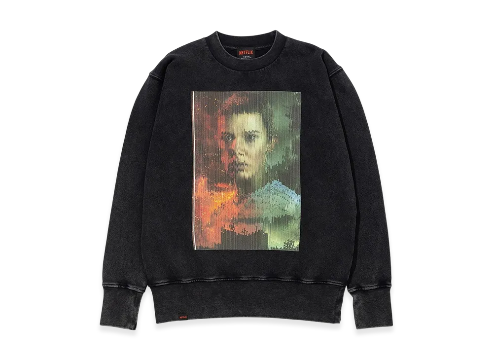 Netflix Stranger Things x V.A. x KOSUKE KAWAMURA Crewneck Sweat "Black"