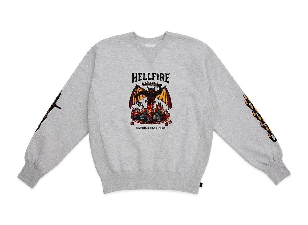 Netflix Stranger Things x V.A. x IAB STUDIO HFC Sweatshirt "Gray"