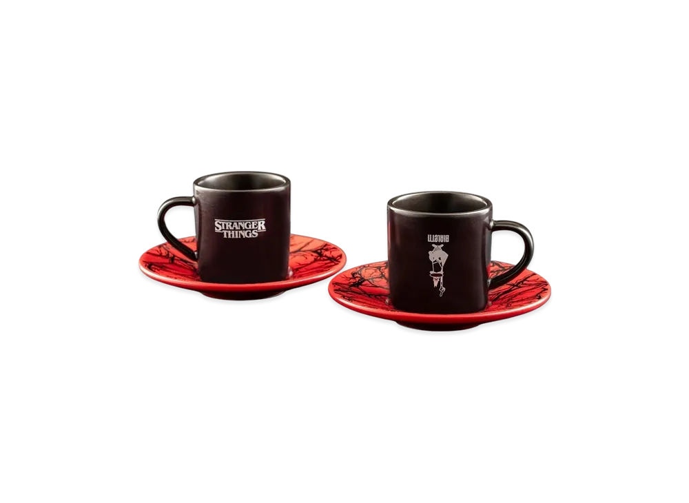 Netflix Stranger Things x V.A. x BIALETTI Set 2 tazzine Stranger Things "Black"