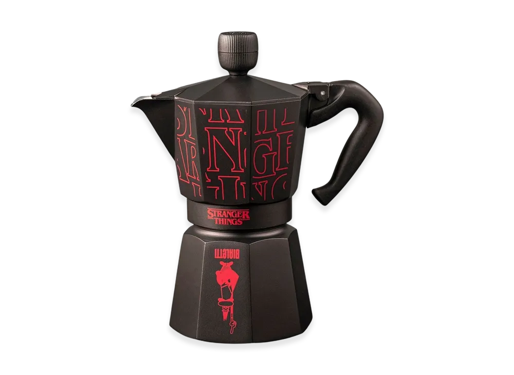 Netflix Stranger Things x V.A. x BIALETTI Moka Express Sound 6cups "Black"