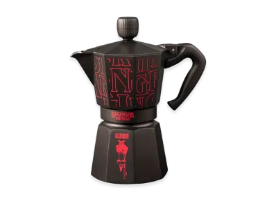 Netflix Stranger Things x V.A. x BIALETTI Moka Express Sound 6cups "Black"