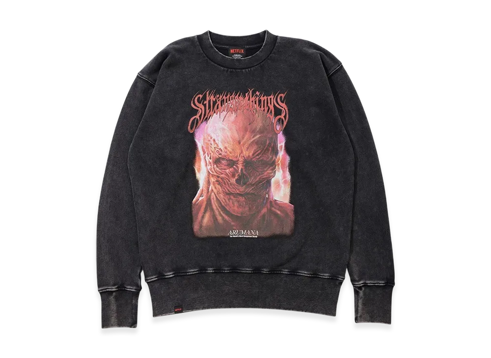 Netflix Stranger Things x V.A. x ARUMANA Vecna Crewneck Sweat "Black"