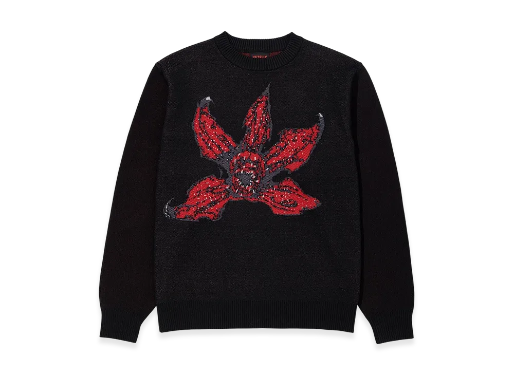 Netflix Stranger Things x V.A. Sweater DEMOGORGON "Black"