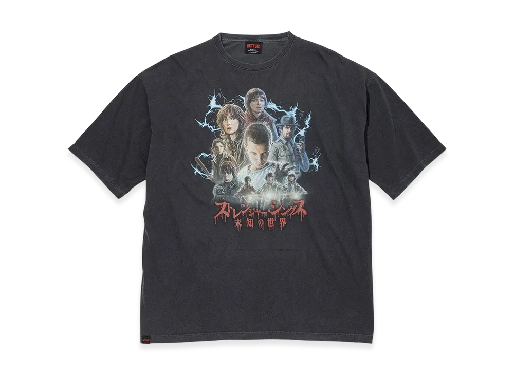 Netflix Stranger Things x V.A. S/S TEE "Black"