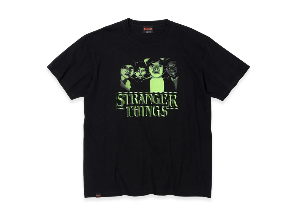 Netflix Stranger Things x V.A. S/S LUMINOUS TEE "Black"