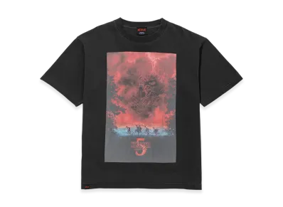 Netflix Stranger Things x V.A. Pigment S5 A Tee "Black"