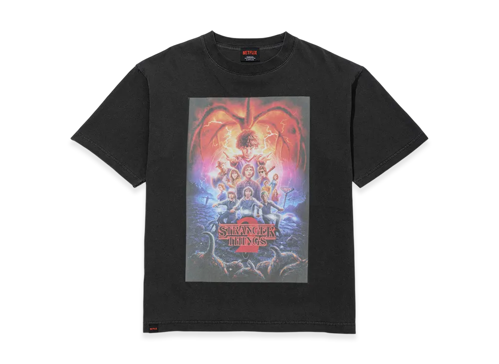Netflix Stranger Things x V.A. Pigment S2 Tee "Black"