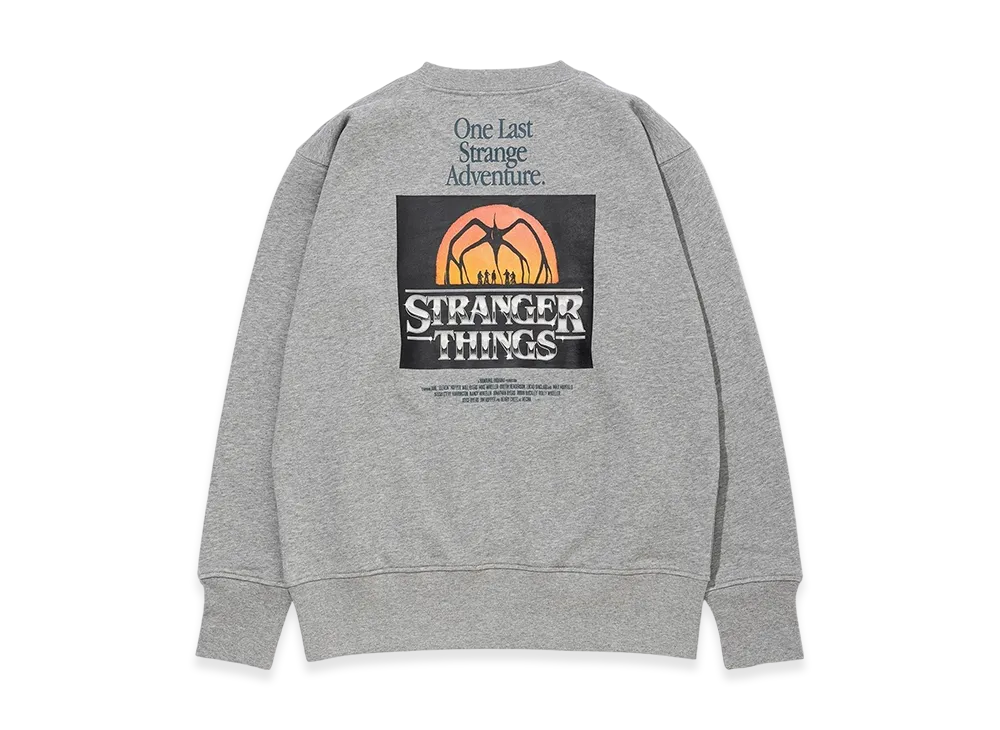 Netflix Stranger Things x V.A. Crewneck Sweat MIND FLAYER "Gray"