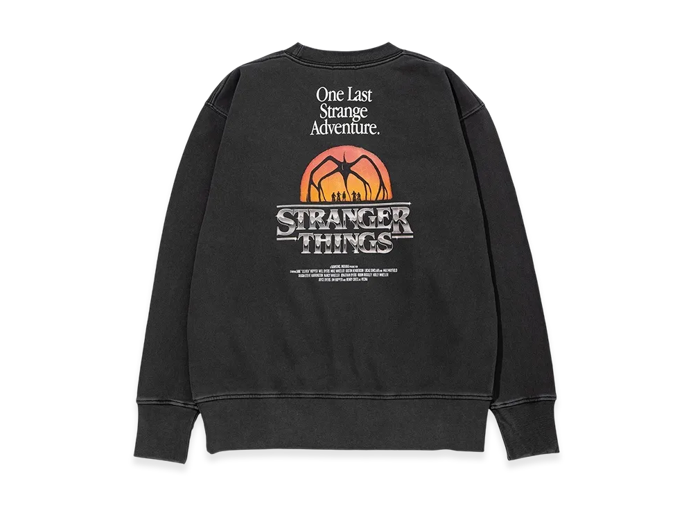 Netflix Stranger Things x V.A. Crewneck Sweat MIND FLAYER "Black"