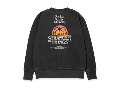 Netflix Stranger Things x V.A. Crewneck Sweat MIND FLAYER "Black"