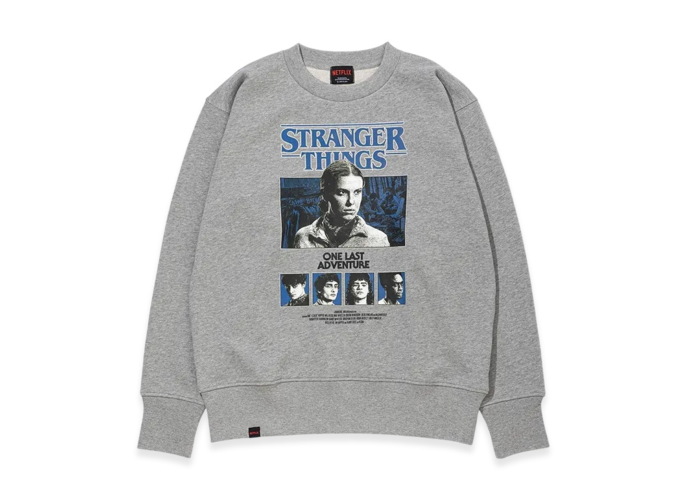 Netflix Stranger Things x V.A. Crewneck Sweat HEROS "Gray"
