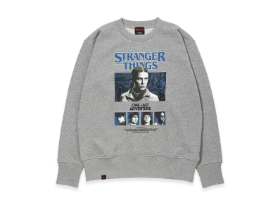 Netflix Stranger Things x V.A. Crewneck Sweat HEROS "Gray"