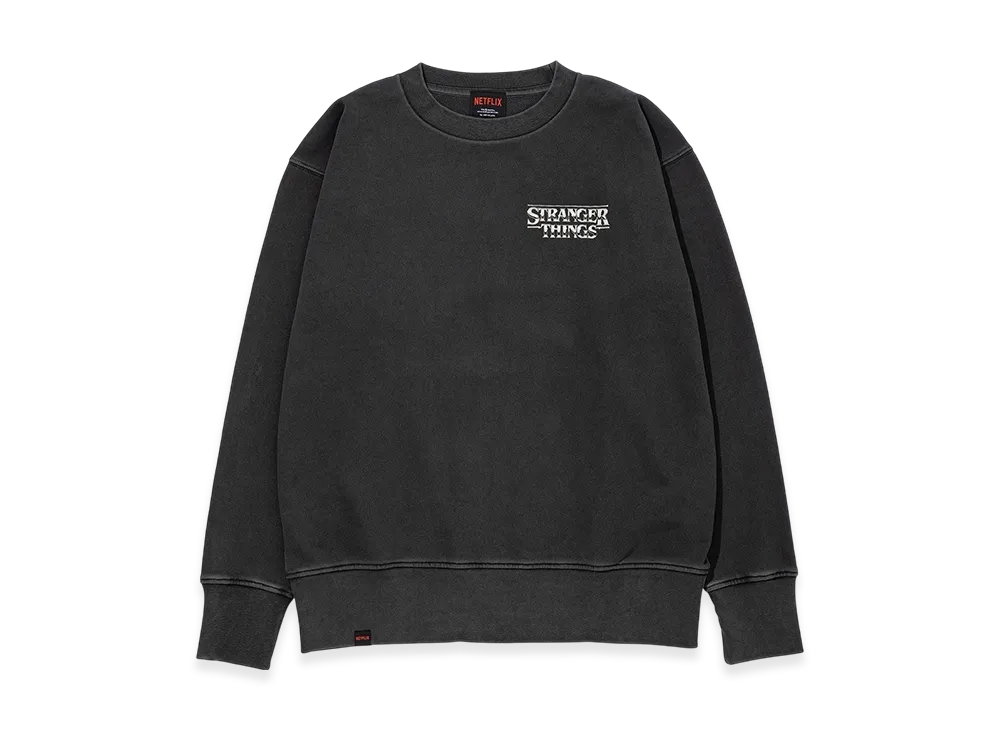 Netflix Stranger Things x V.A. Crewneck Sweat HEROS "Black"