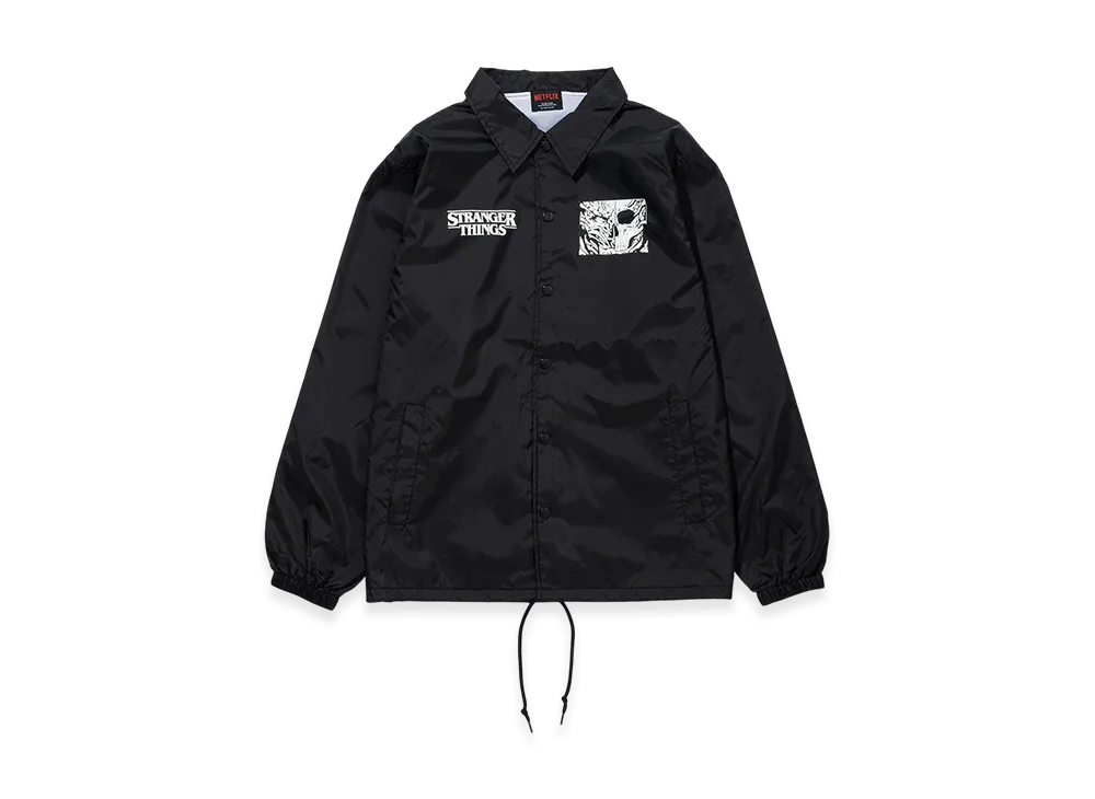 Netflix Stranger Things x V.A. Coach Jacket "Black"