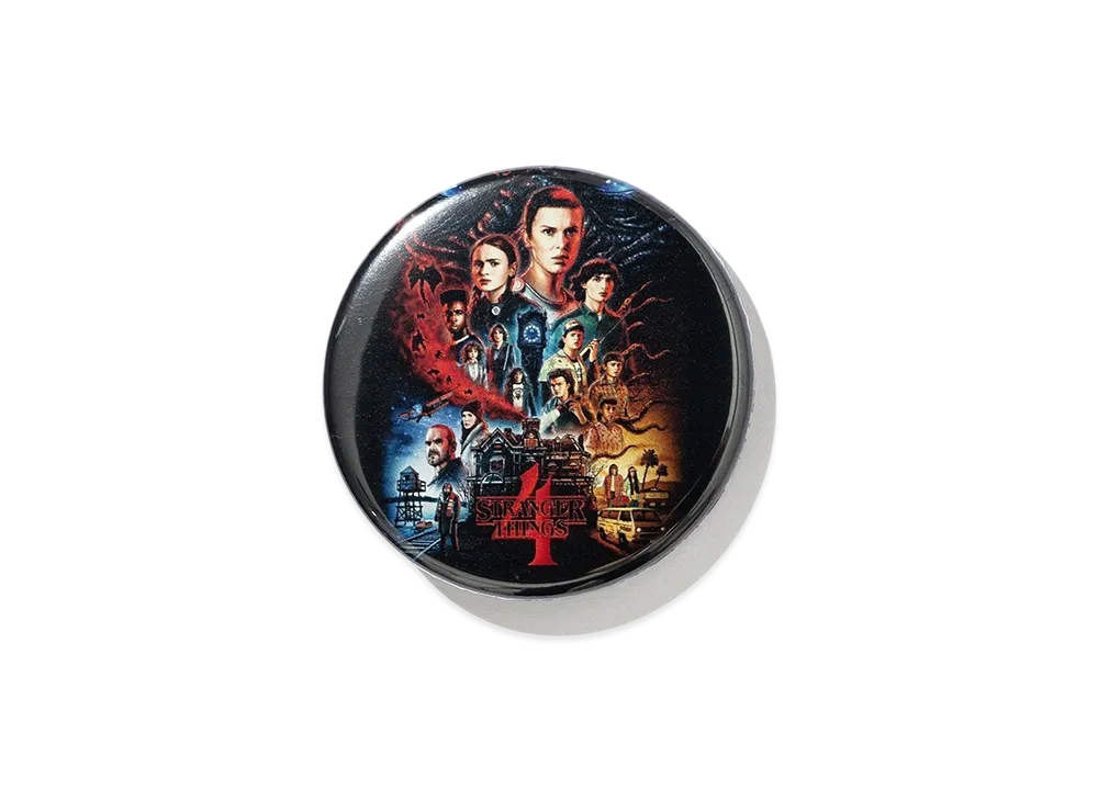 Netflix Stranger Things x V.A. Can Badge 44mm "Navy"