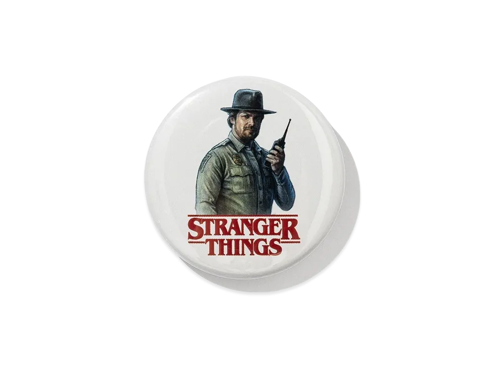 Netflix Stranger Things x V.A. Can Badge 38mm "White"