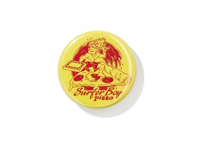 Netflix Stranger Things x V.A. Can Badge 32mm "Yellow"