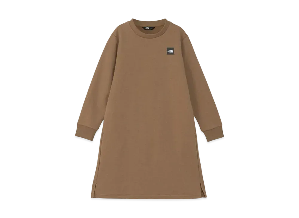 The North Face Kids Girls Small Box Logo One Piece "Utility Brown"