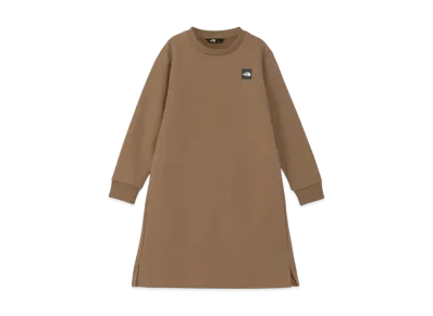 The North Face Kids Girls Small Box Logo One Piece "Utility Brown"