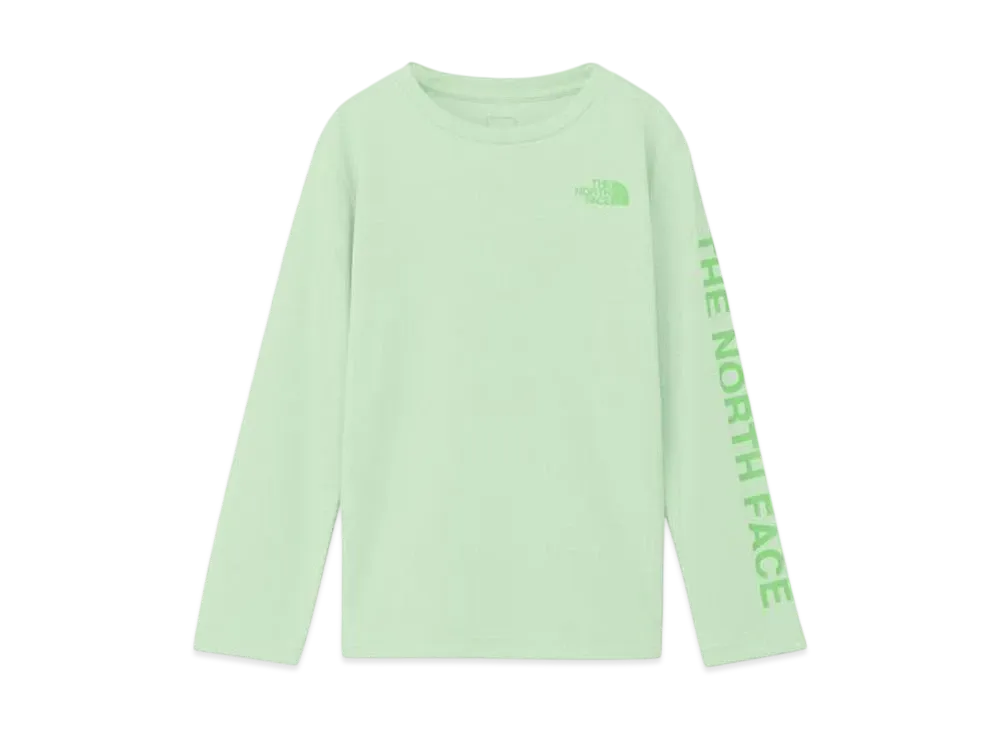 The North Face Kids Long Sleeve TNF B Free Tee "Misty Sage"