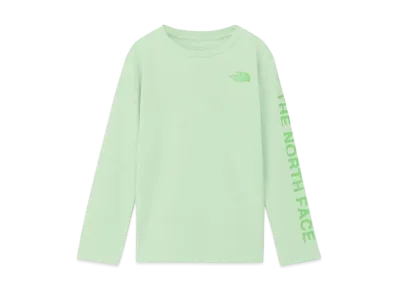 The North Face Kids Long Sleeve TNF B Free Tee "Misty Sage"