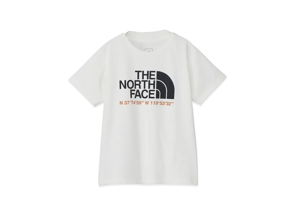 The North Face Kids Short Sleeve Sunshade Tee "White Dunes"