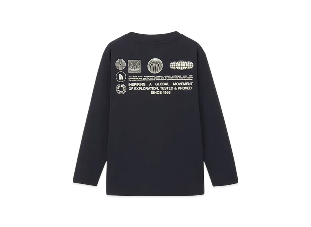 The North Face Kids Long Sleeve Sunshade Tee "Black"