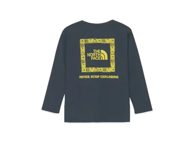 The North Face Kids Long Sleeve TNF Be Free Graphic Tee "Urban Navy"