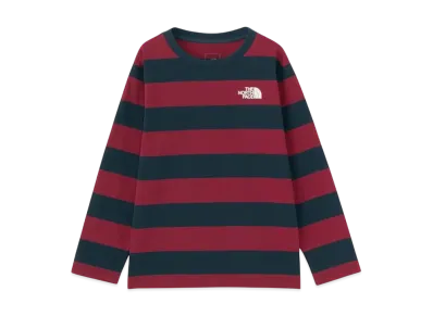 The North Face Kids Long Sleeve Field Border Tee "Beetroot"