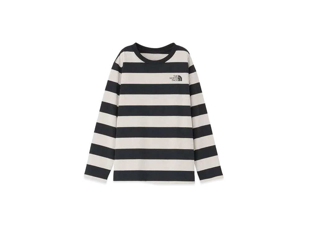 The North Face L/S Field Border Tee "Off White"