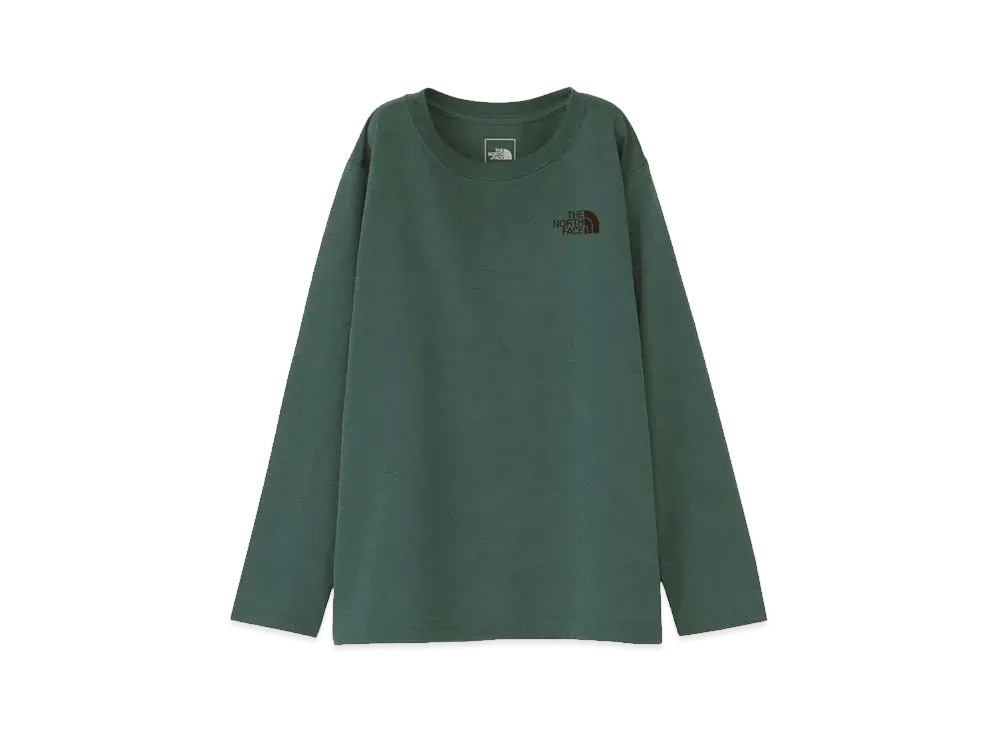 The North Face L/S Firefly Tee Kids "Atlantic Deep Green"