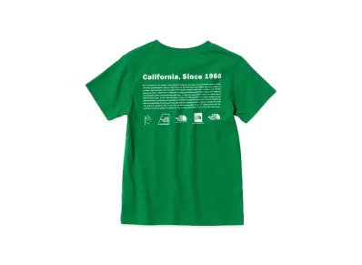 The North Face Short Sleeve Historical Logo Tee Kids "Primary Green"
