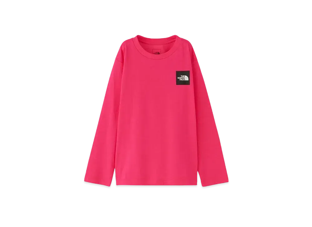 The North Face L/S Small Square Logo Tee "Mister Pink"
