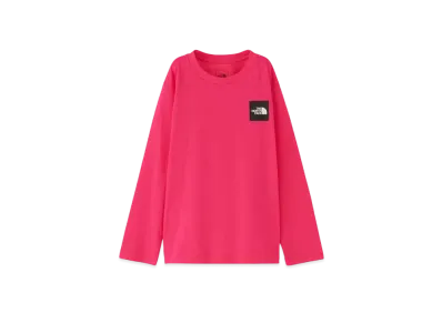The North Face L/S Small Square Logo Tee "Mister Pink"
