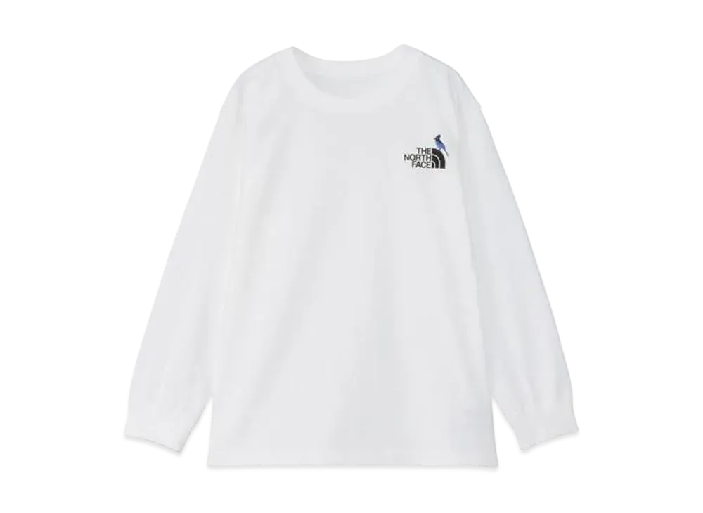 The North Face Kids Long Sleeve Zoo Picker Tee "White"