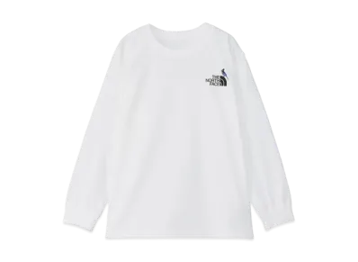 The North Face Kids Long Sleeve Zoo Picker Tee "White"