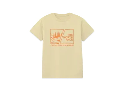 The North Face Kids Short Sleeve Viewpoint Graphic Tee "Gravel"