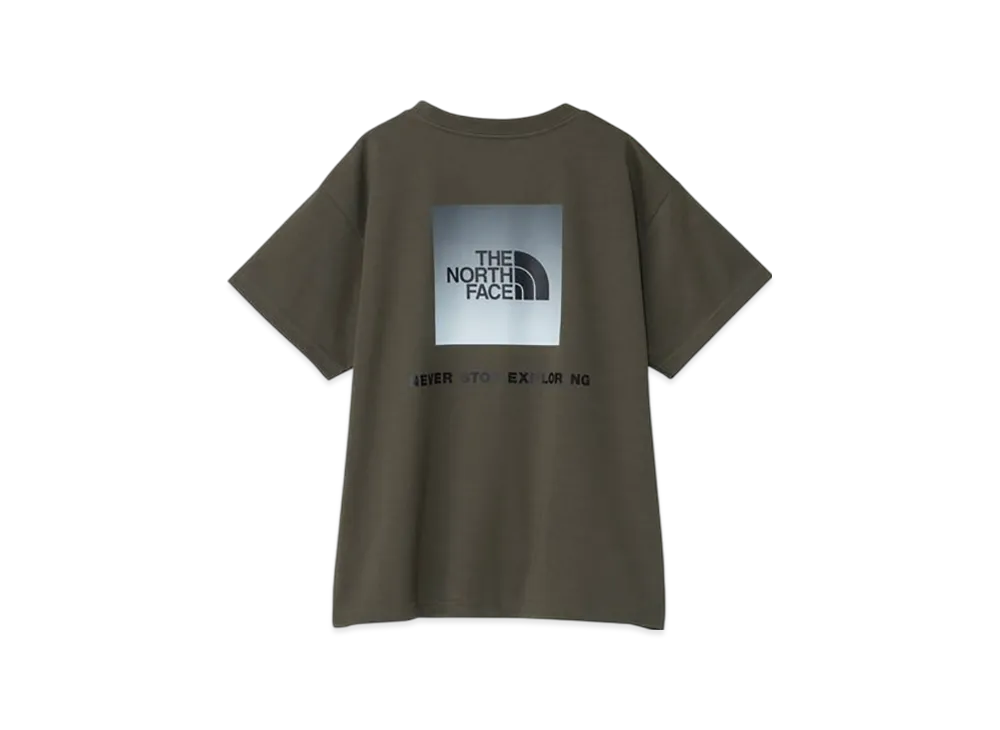 The North Face Kids Short Sleeve Back Gradient Logo Tee "New Taupe"