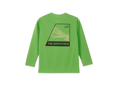 The North Face Kids Long Sleeve TNF Bug Free Graphic Tee "Pine Green"