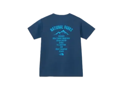 The North Face Kids Short Sleeve TNF Bug Free Graphic Tee "Mountain Blue"