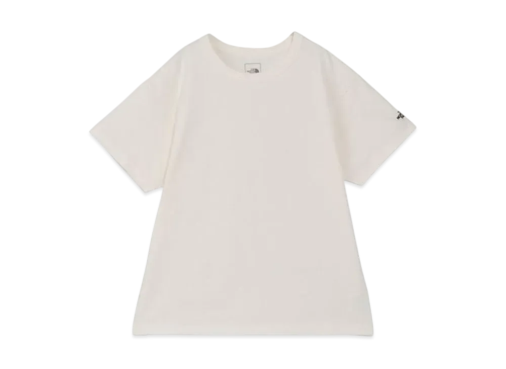 The North Face Kids Short Sleeve City Chic Relaxed Tee "Off White"