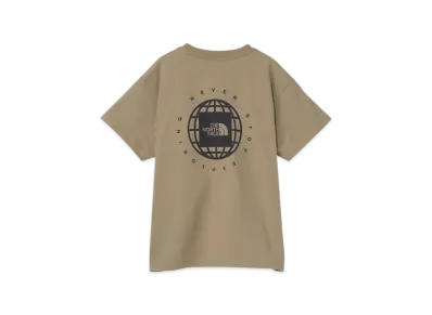 The North Face Kids Short Sleeve Geo Square Logo Tee "Classic Khaki"