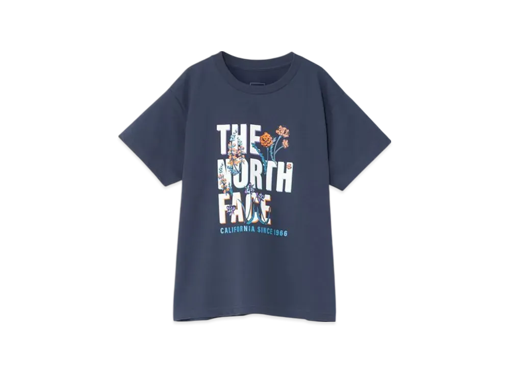 The North Face Kids Short Sleeve Flower Graphic Tee "Urban Navy"