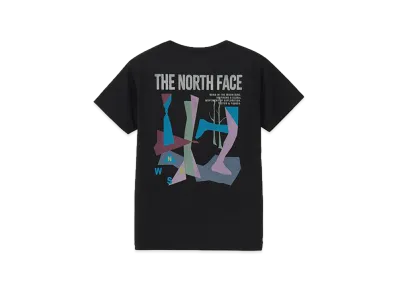 The North Face Short Sleeve ES Retro Trail Tee Kids "Black"