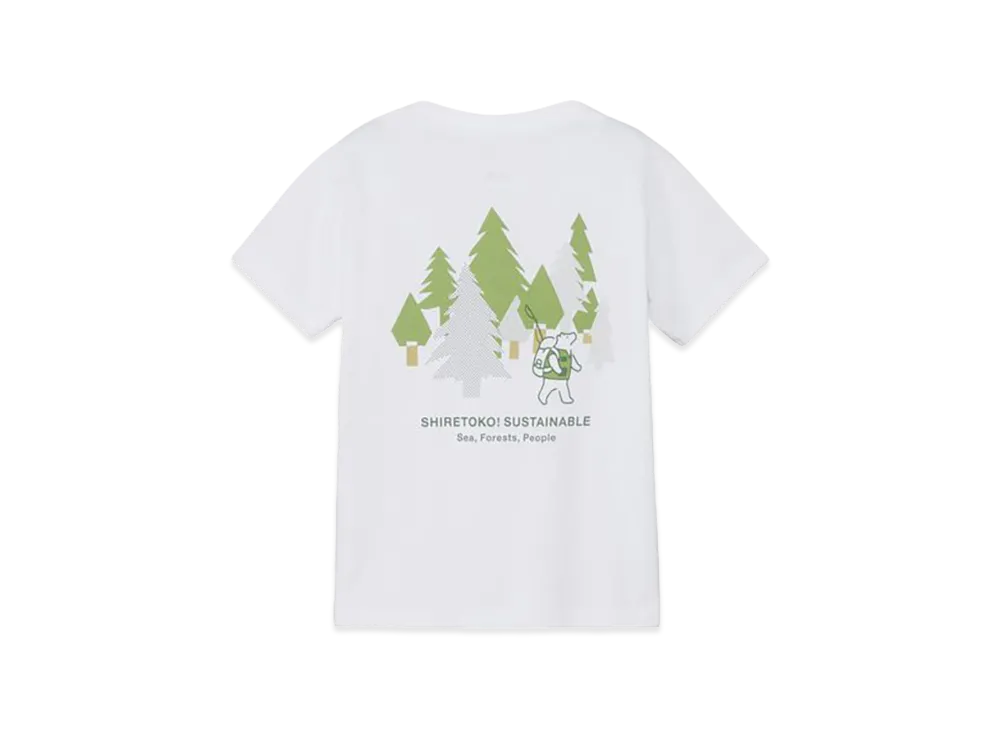 The North Face Short Sleeve Shiretoko Toko Tee Kids "White"